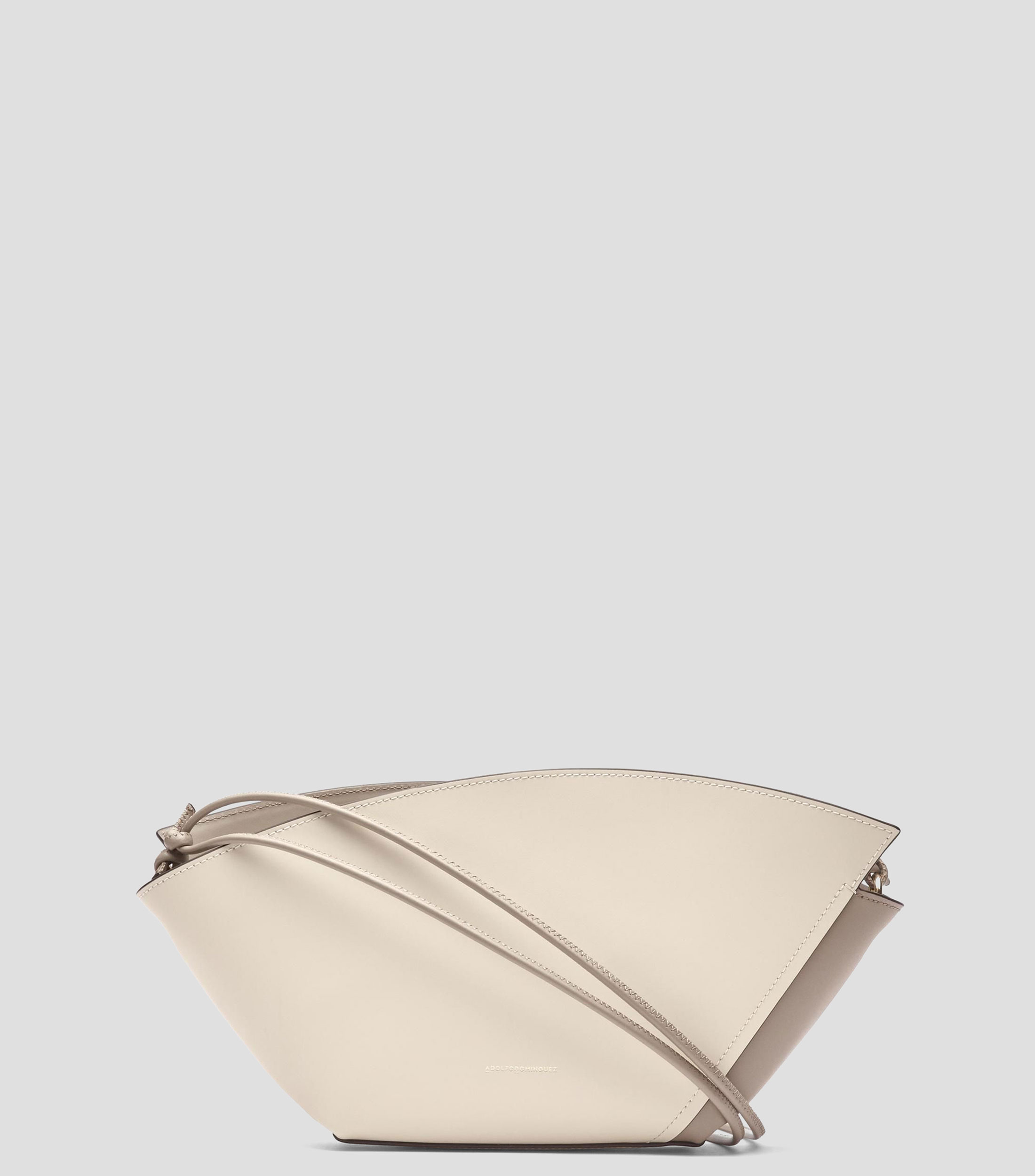 Bolsa Crossbody Beige en piel Lisa Mujer